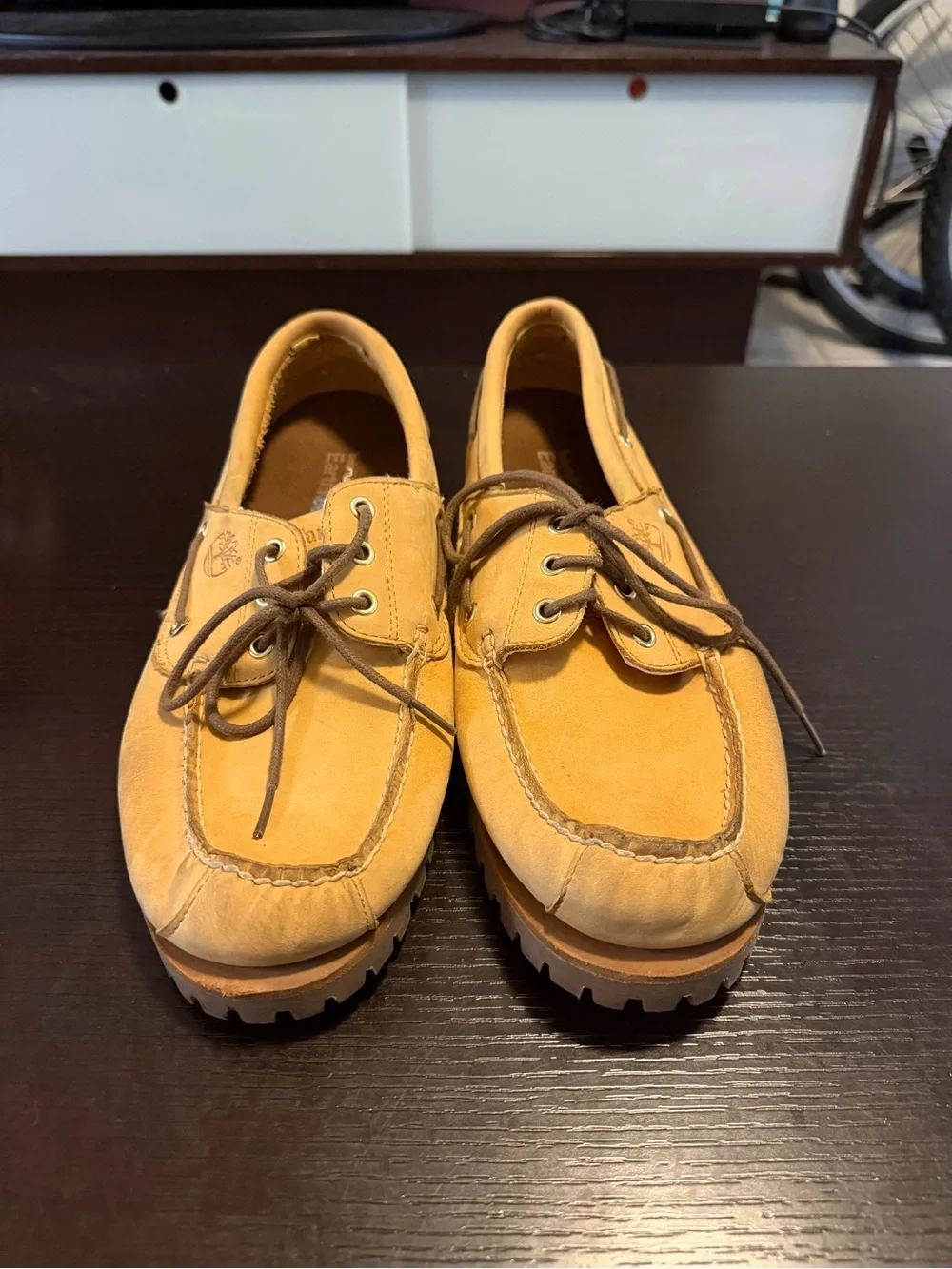 Timberland Men's Wheat/Tan Nubuck Boat Shoes